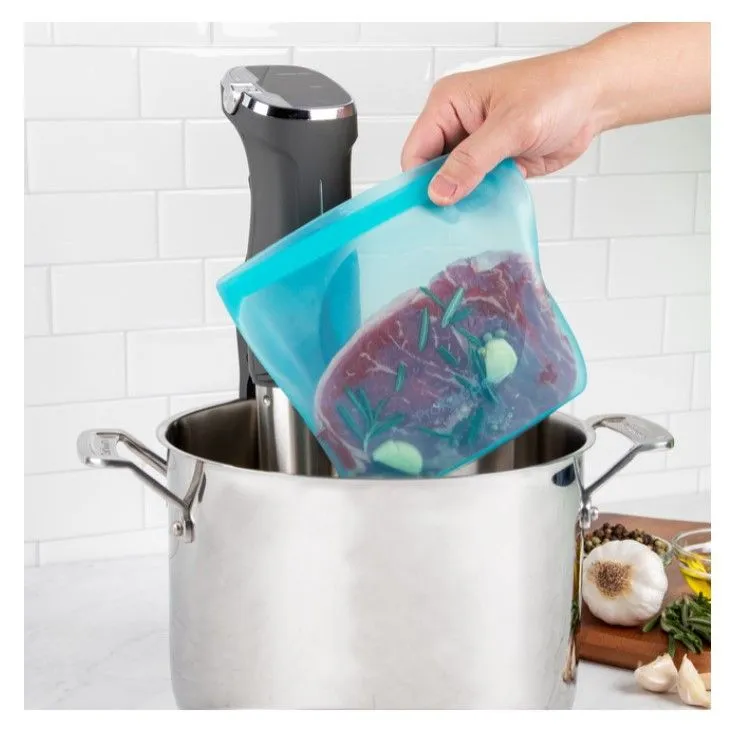 Reusable Bag 3 Cups Turquoise